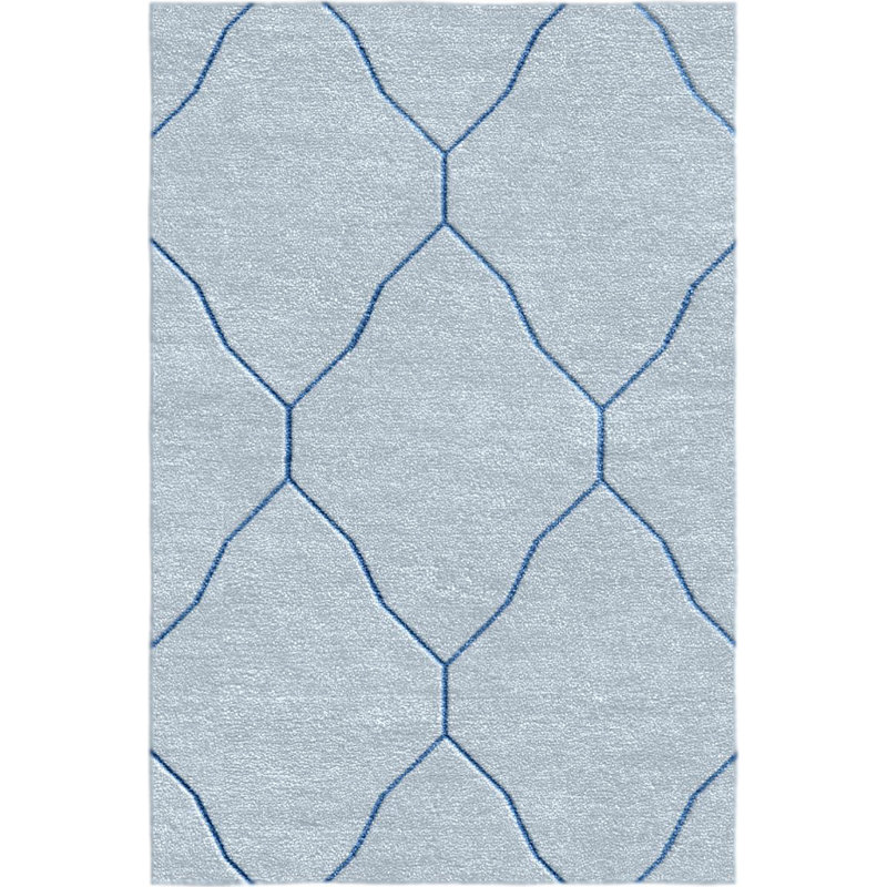 Charlton Home Volk HandTufted Wool Gray/Blue Area Rug Wayfair